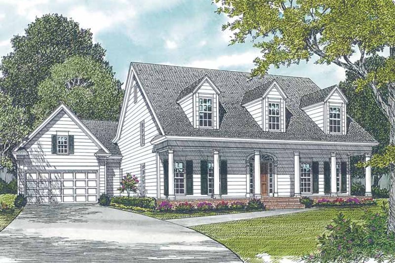 Home Plan - Classical Exterior - Front Elevation Plan #453-272
