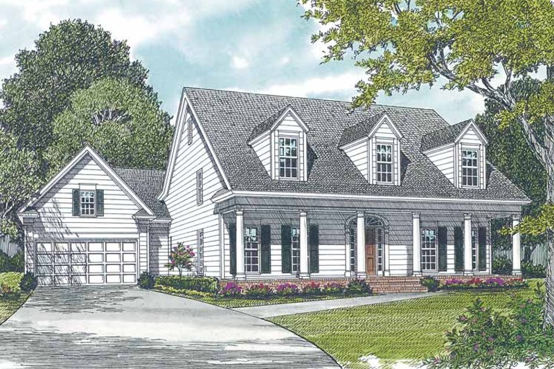 Dream House Plan - Classical Exterior - Front Elevation Plan #453-272