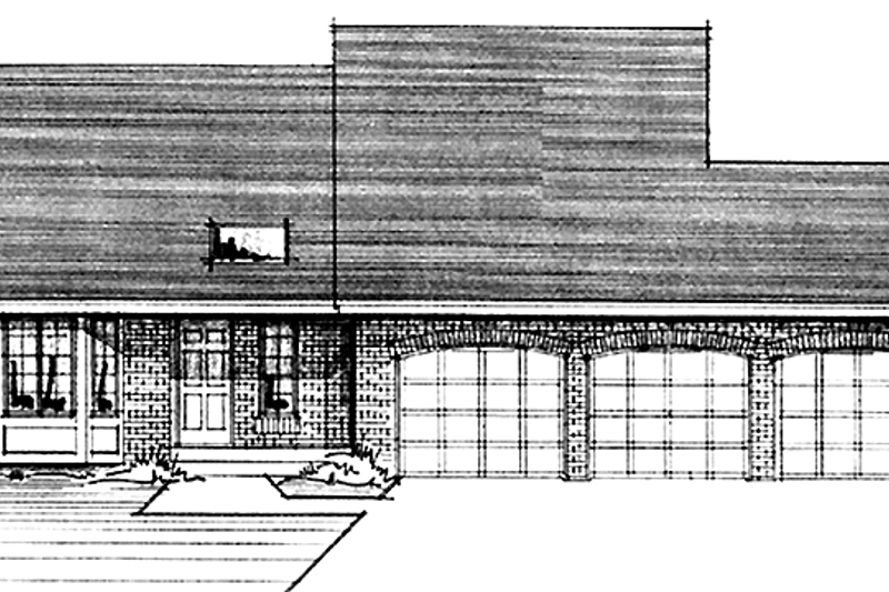Architectural House Design - European Exterior - Front Elevation Plan #51-705