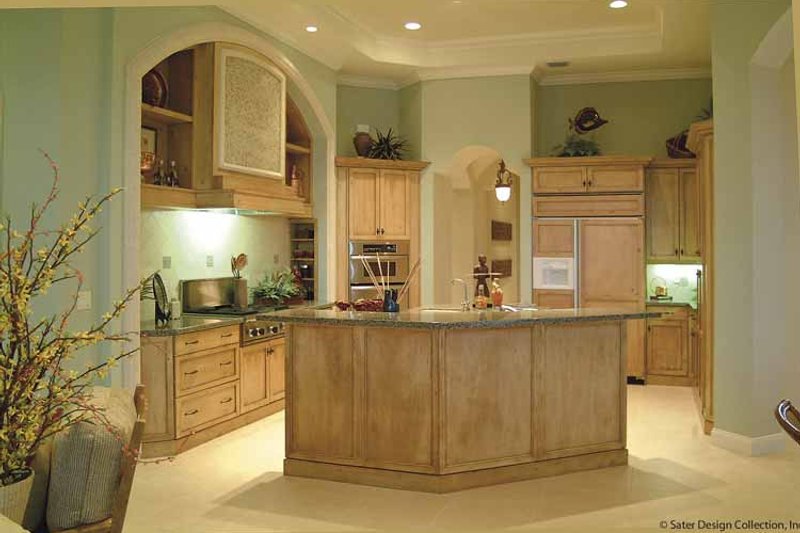Home Plan - Interior - Kitchen for Mediterranean House Plan #930-415 - 3 bed, 3 bath
