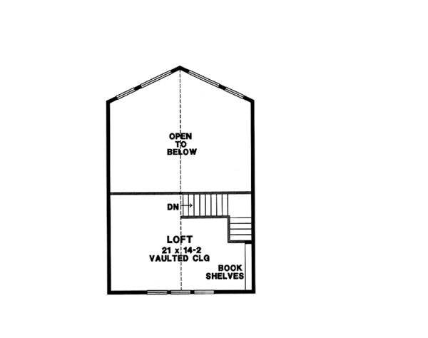 Dream House Plan - Country Floor Plan - Upper Floor Plan #966-31