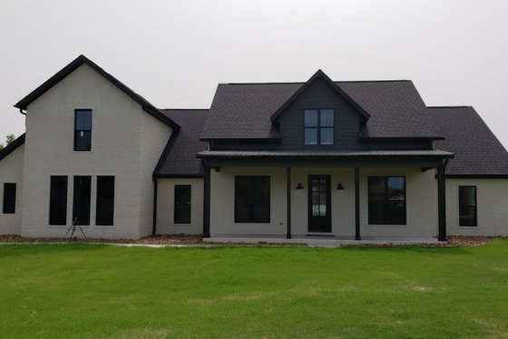 Exterior - Front Elevation 9 for Barndominium House Plan #430-165 - 4 bed, 3.5 bath