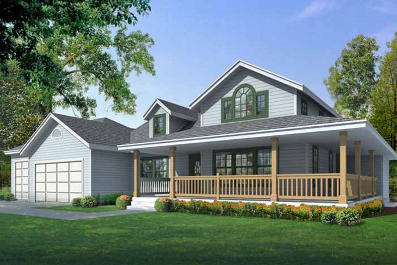 Home Plan - Traditional Exterior - Front Elevation Plan #1037-38