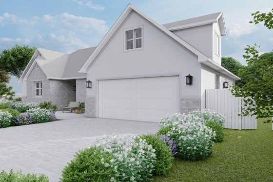 Exterior - Front Elevation 3 for Country House Plan #1060-253 - 3 bed, 2 bath