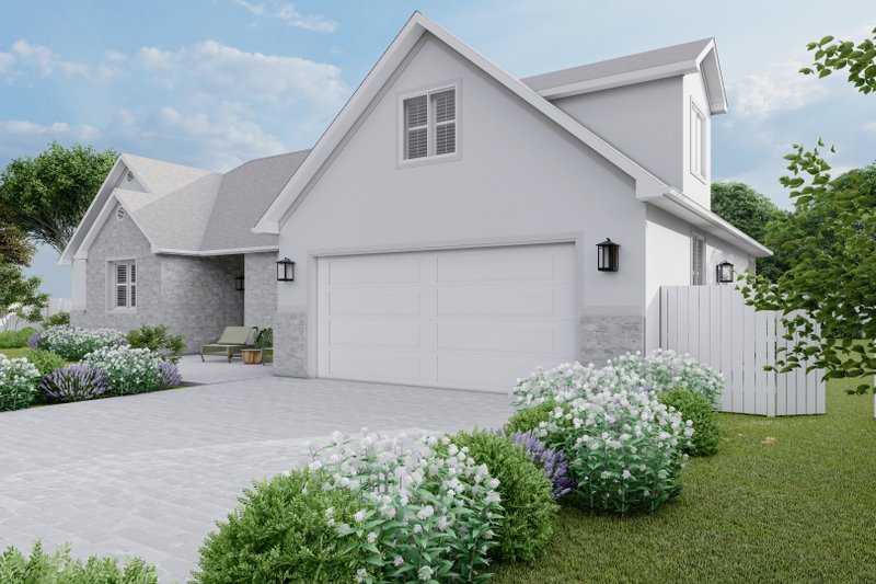 House Design - Exterior - Front Elevation 3 for Country House Plan #1060-253 - 3 bed, 2 bath