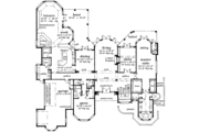Mediterranean Style House Plan - 5 Beds 6.5 Baths 6312 Sq/Ft Plan #930-37 