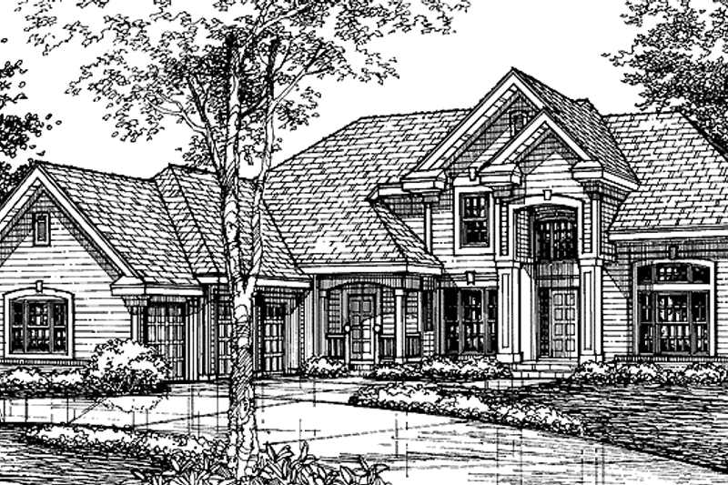 Home Plan - Traditional Exterior - Front Elevation Plan #320-623
