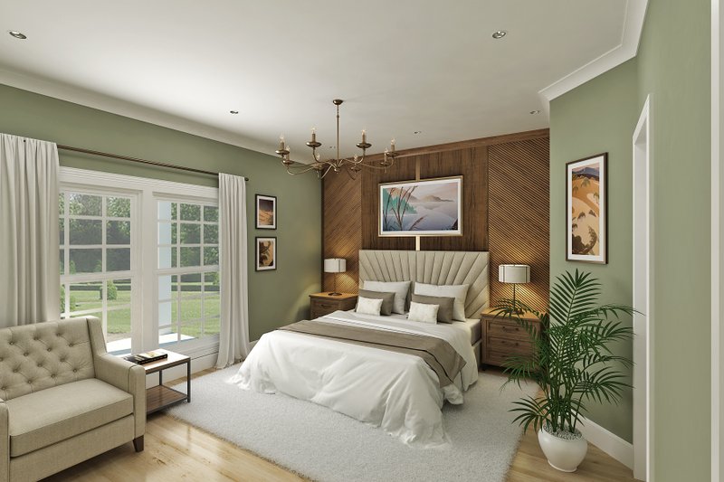 Home Plan - Interior - Master Bedroom for Traditional House Plan #45-620 - 3 bed, 2 bath