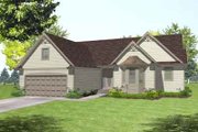 Colonial Style House Plan - 3 Beds 2 Baths 1752 Sq/Ft Plan #50-254 