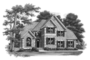 Colonial Style House Plan - 5 Beds 4 Baths 2981 Sq/Ft Plan #927-836 