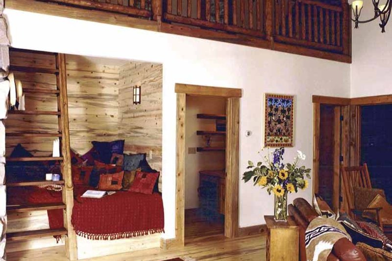 Architectural House Design - Interior - Family Room 1 for Traditional House Plan #1042-8 - 2 bed, 1 bath