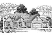 Traditional Style House Plan - 3 Beds 2.5 Baths 2427 Sq/Ft Plan #70-389 