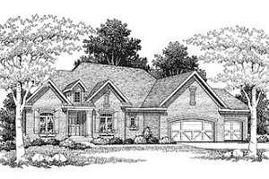 Traditional Exterior - Front Elevation Plan #70-389