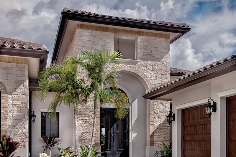 Dream House Plan - Exterior - Front Elevation 5 for Mediterranean House Plan #930-449 - 3 bed, 3.5 bath