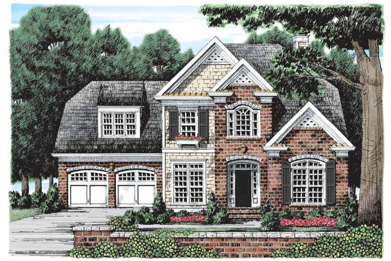 Dream House Plan - Traditional Exterior - Front Elevation Plan #927-909