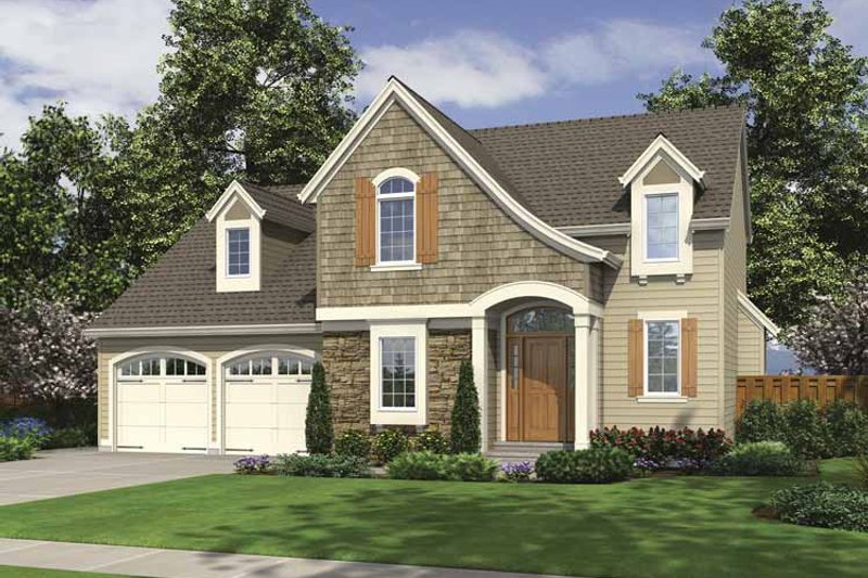 Home Plan - Colonial Exterior - Front Elevation Plan #46-798