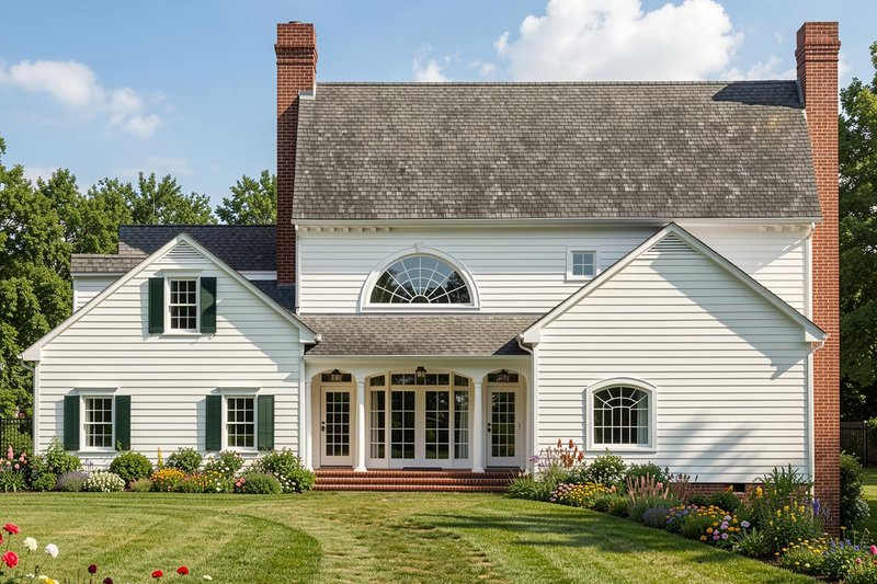 Dream House Plan - Photo 3 for Colonial House Plan #137-353 - 4 bed, 3 bath