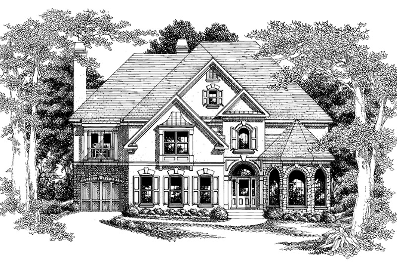 House Design - Exterior - Front Elevation 5 for Mediterranean House Plan #927-639 - 5 bed, 4.5 bath