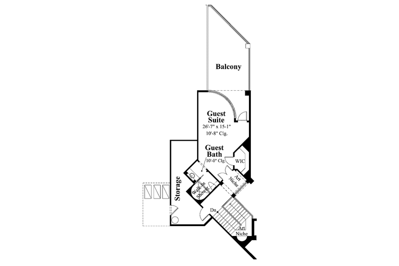 House Plan Design - Floor Plan - Upper Floor for Mediterranean House Plan #930-323 - 4 bed, 4.5 bath
