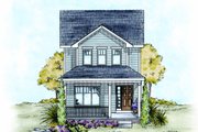 Traditional Style House Plan - 3 Beds 2.5 Baths 1297 Sq/Ft Plan #20-2105 