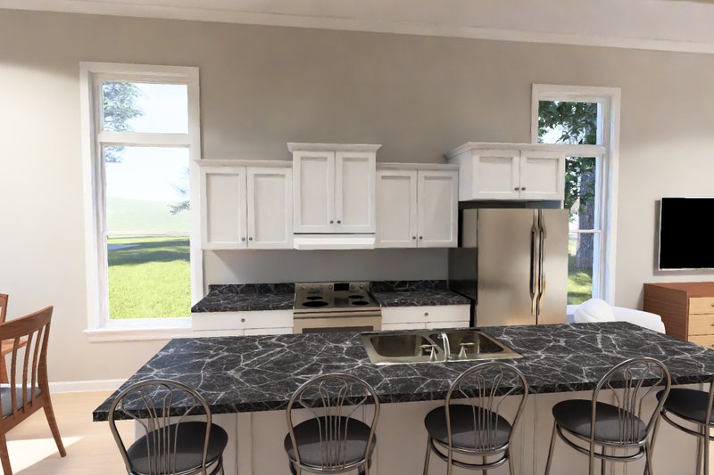 Dream House Plan - Interior - Kitchen 2 for Modern House Plan #513-2477 - 3 bed, 3 bath