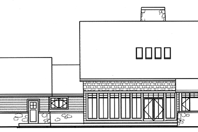Dream House Plan - Exterior - Rear Elevation for Country House Plan #965-3 - 3 bed, 2.5 bath