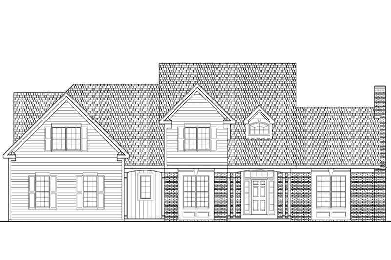 House Plan Design - Exterior - Front Elevation 3 for Traditional House Plan #328-343 - 3 bed, 2.5 bath