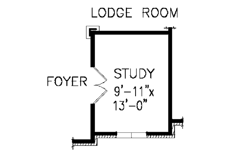 Architectural House Design - Floor Plan - Other Floor for Ranch House Plan #54-313 - 3 bed, 2.5 bath