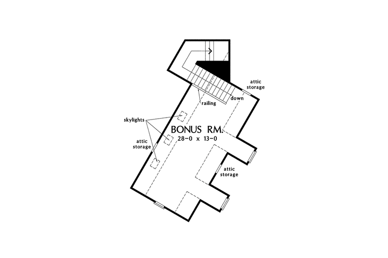 Dream House Plan - Floor Plan - Other Floor for European House Plan #929-966 - 3 bed, 2 bath