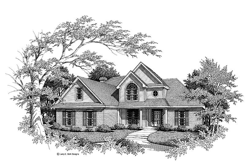 House Plan Design - Country Exterior - Front Elevation Plan #952-141