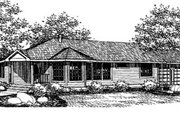 Traditional Style House Plan - 3 Beds 2 Baths 1651 Sq/Ft Plan #60-434 