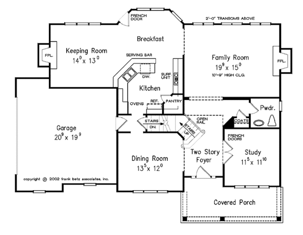 Dream House Plan - Country Floor Plan - Main Floor Plan #927-869