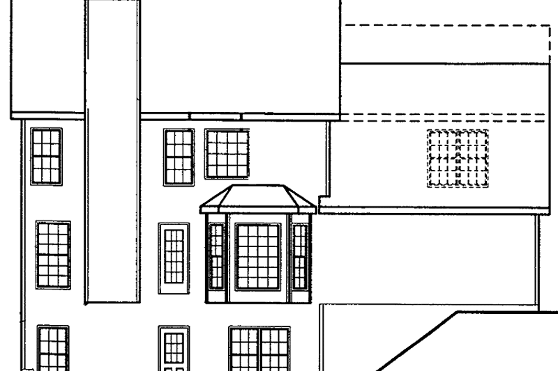 Dream House Plan - Exterior - Rear Elevation for Colonial House Plan #927-45 - 3 bed, 2.5 bath