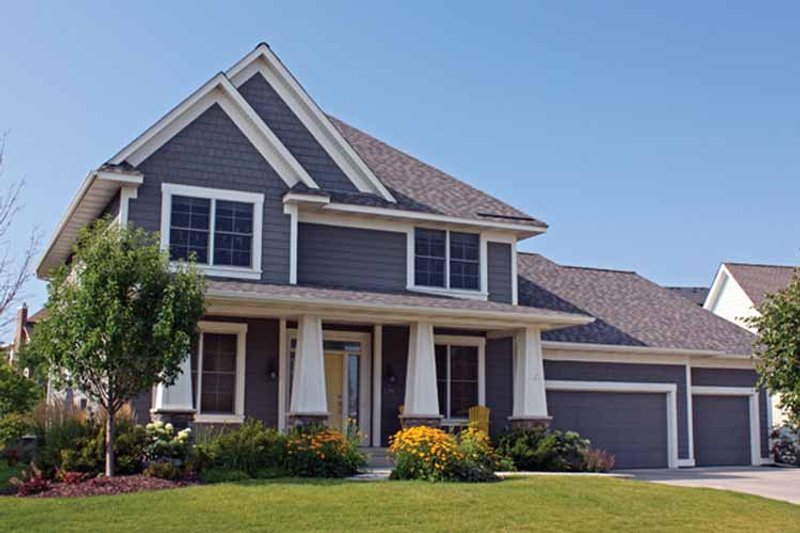 Dream House Plan - Exterior - Front Elevation 3 for Country House Plan #51-1074 - 3 bed, 2.5 bath
