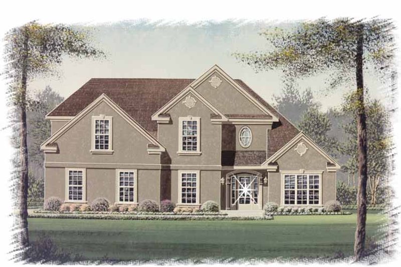 House Plan Design - Traditional Exterior - Front Elevation Plan #15-333