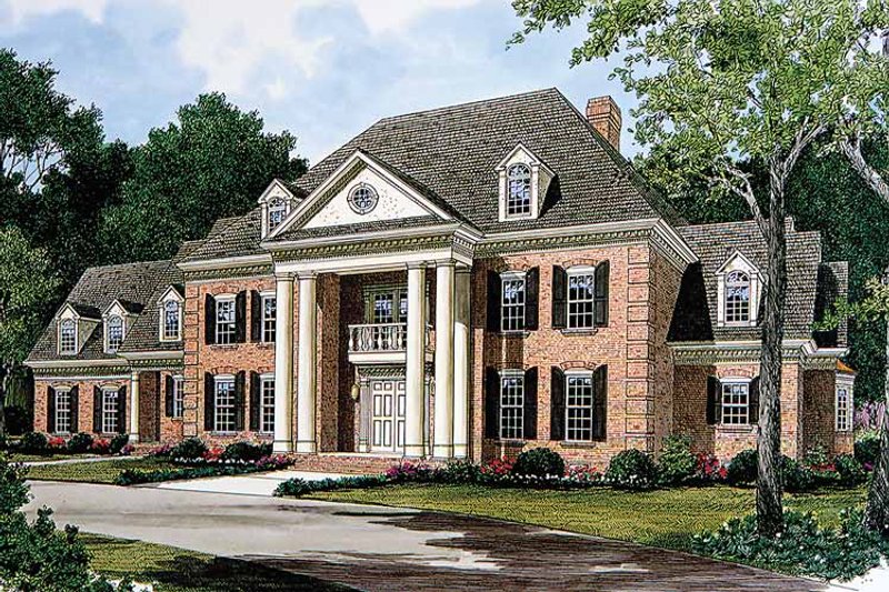 House Blueprint - Classical Exterior - Front Elevation Plan #453-143