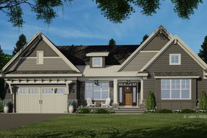 Traditional Exterior - Front Elevation Plan #51-1243