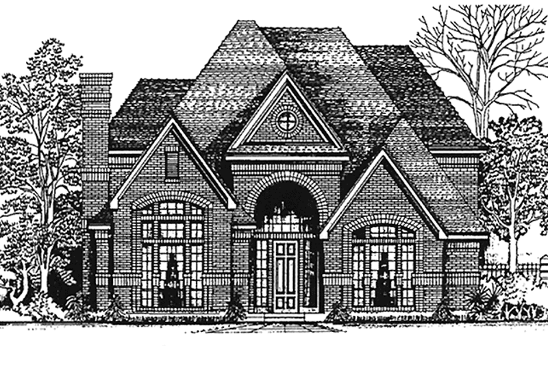 House Plan Design - Country Exterior - Front Elevation Plan #974-4