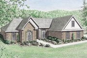 Traditional Style House Plan - 3 Beds 2 Baths 1699 Sq/Ft Plan #34-123 