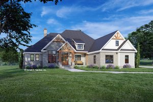 Home Plan - Cottage Exterior - Front Elevation Plan #929-1132