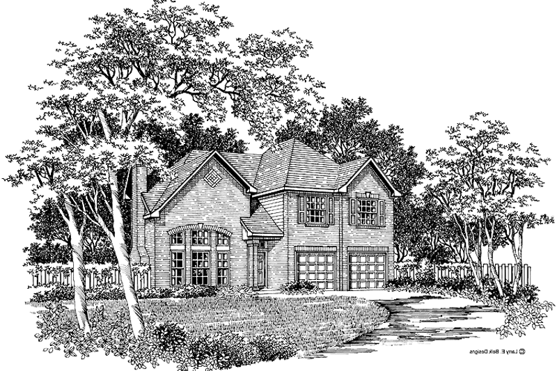 House Design - Traditional Exterior - Front Elevation Plan #952-148