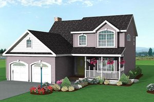 Traditional Exterior - Front Elevation Plan #75-129