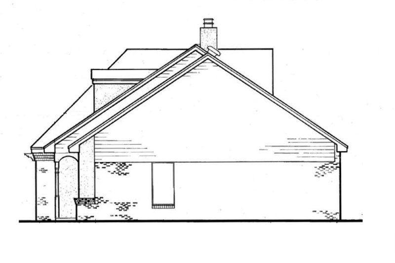 Dream House Plan - Exterior - Other Elevation 1 for Southern House Plan #45-284 - 3 bed, 2 bath