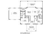 Modern Style House Plan - 3 Beds 3 Baths 3399 Sq/Ft Plan #1064-361 Floor 