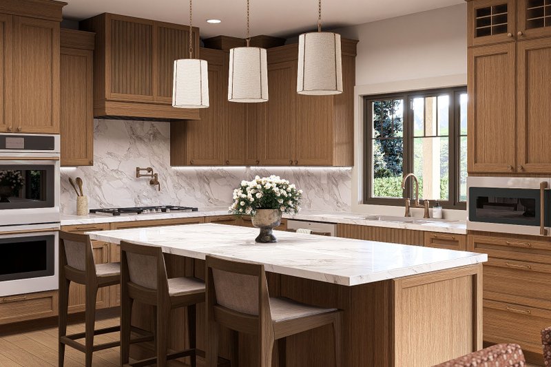 Home Plan - Interior - Kitchen 1 for Traditional House Plan #455-349 - 4 bed, 3 bath