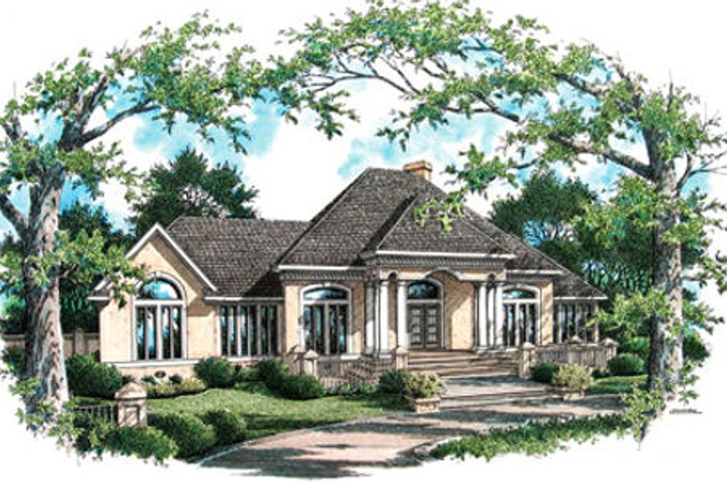 Home Plan - Southern Exterior - Front Elevation Plan #45-346