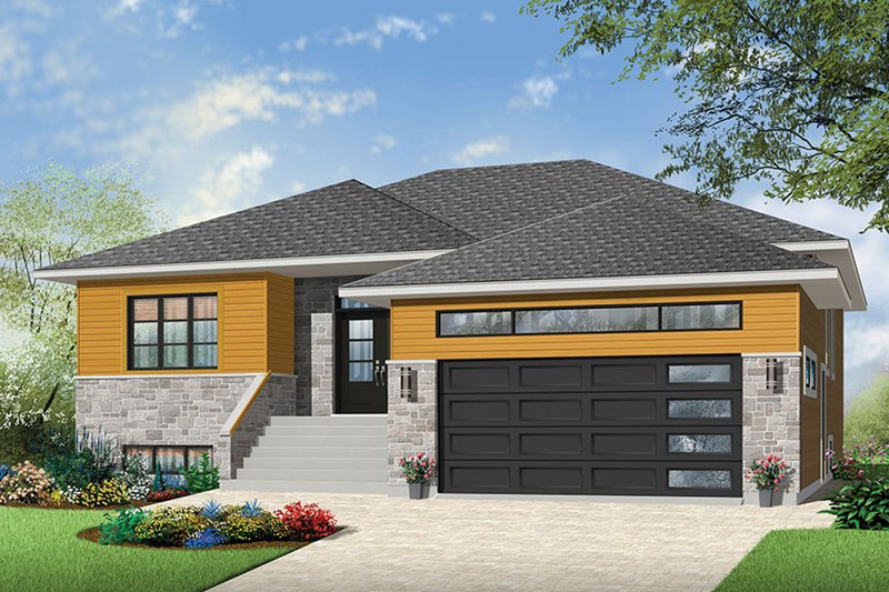Dream House Plan - Ranch Exterior - Front Elevation Plan #23-2623