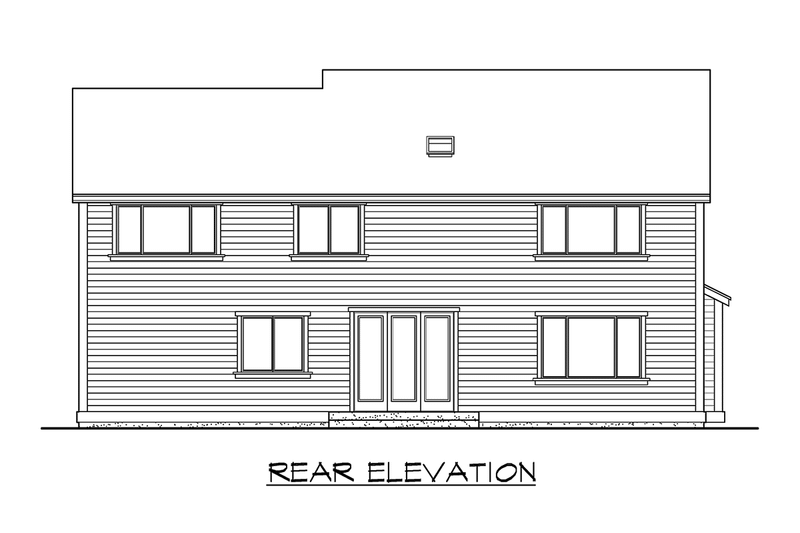 Home Plan - Exterior - Other Elevation for Farmhouse House Plan #132-114 - 4 bed, 2.5 bath