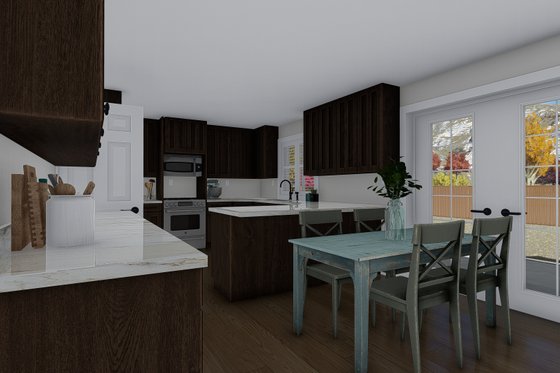 Interior - Kitchen for Traditional House Plan #1060-62 - 3 bed, 2.5 bath