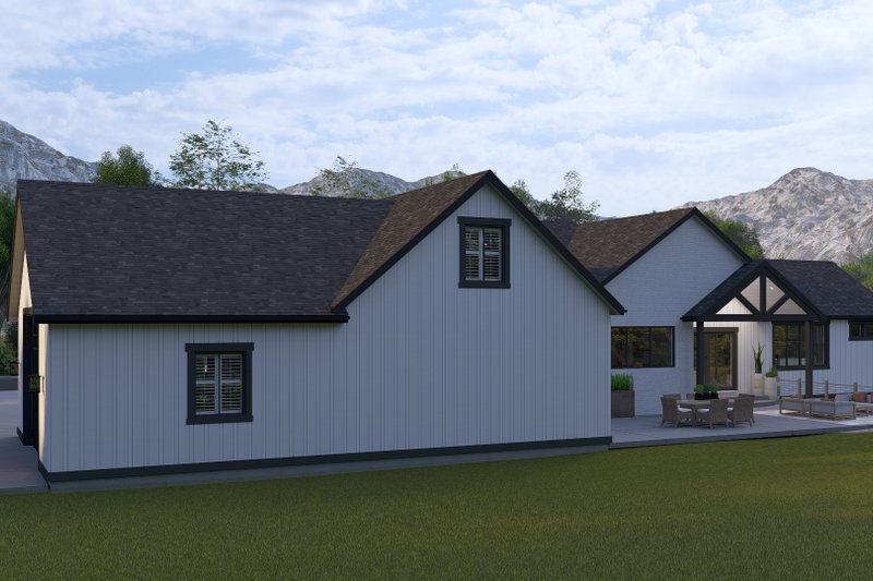 Dream House Plan - Exterior - Rear Elevation for Farmhouse House Plan #1060-426 - 2 bed, 3.5 bath